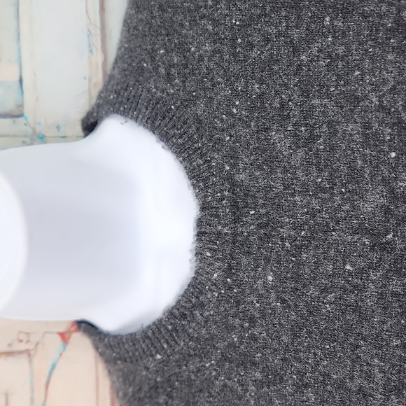 ATM Donegal Gray Lightweight Slim Fit Cashmere Pullover Sweater - Picture 3 of 8